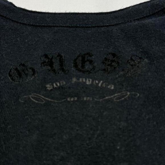 Guess Los Angeles Vintage Black Cardigan Fitted Slimming Button Down Size XS - Picture 5 of 7